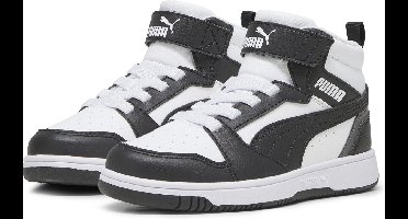 PUMA Puma Rebound V6 Mid AC+ PS Unisex Sneakers - PUMA White-PUMA Black-Shadow Gray