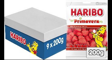 Haribo Primaveren - snoep schuim aardbeiensmaak - 9 x 200g