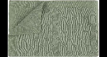 Trixie Gebreide deken | 75x100cm - Olive