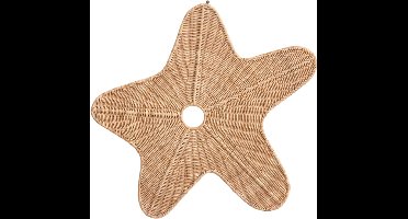 Cokos Aster de zeester rotan wanddecoratie small