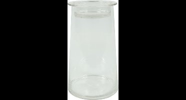 Countryfield Deco Glas Hanny L 23,5 cm – Helder – Met Komdeksel – Decoratief Potje