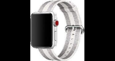 Apple Woven Nylon band voor de Apple Watch | 38/40/41/42 mm - White Pearl