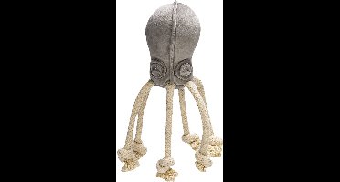 designed by lotte - hondenknuffel - octopus grijs - E30cm - machinewasbaar - geen pieper