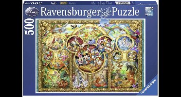 Ravensburger puzzel Disney familie - Legpuzzel - 500 stukjes