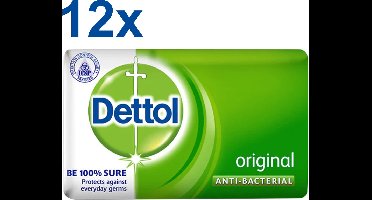 Dettol - Original - Antibacteriële - Zeeptablet - Handzeep - 12x 100 gram - Voordeelverpakking