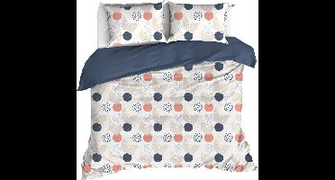 De Witte Lietaer Dekbedovertrek Hermes, Lyon Blue - 200 x 200/220 - Katoen Percal