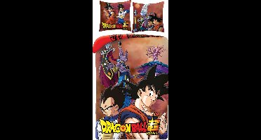 Dragon Ball Z dekbedovertrek Goku en Vegeta 140 x 200 cm polyester