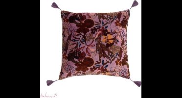 Imbarro - Kussen - Sierkussen - Merryl - Purple - 100 % katoen velvet - 50x50 cm