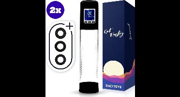 ONLYTOYS® Summit - Elektrisch Penispomp - Premium Sex Toys voor Mannen - Automatische Pomp met Penisring - Met Cockring Set - Penis Vergroter XXL