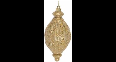 Hanger -drop - glitter goud