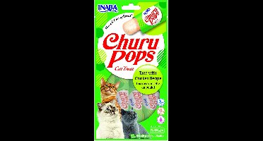 Inaba Pops - Kattensnack - Kip Tonijn 4x15 g