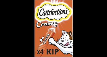 Catisfactions Creamy 60 g - Kattensnack - Kip