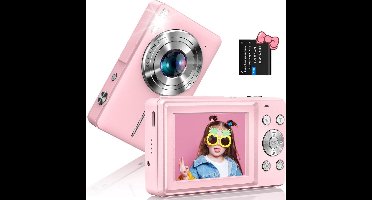 ApexArte® Vlog Camera voor Beginners - Videocamera voor Kinderen en Volwassenen - Handycam - 4K Kwaliteit