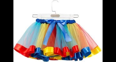 New Age Devi - Meisjes Tutu S 3 mnd - 2 jaar Kleuren Rok incl haarstrik Party Dance Regenboog Rokken Meisjes kleding Kinderen Kleding