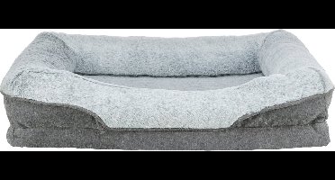 Trixie - Vital Hondenmand Lino - Hoekig - Grijs/Lichtgrijs - 90X65 cm