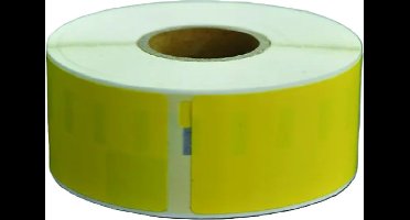 Label Tape Geschikt voor Dymo 99010 | 89 x 28 mm | S0722370 - Geel - 260 Etiketten per Rol - 1 Rol - Geschikt voor: 310 320 330 400 400 Turbo 400 Duo 450 450 Turbo 450 Twin Turbo 450 Duo 4XL Wireless