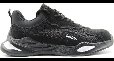 Solido Veiligheidsschoenen - Werkschoenen - Stalen Neus - Sneaker - Ademend en licht design - Maat 45