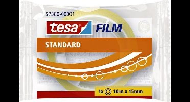 PLAKBAND TESA 57380 15MMX10M STANDAARD TR
