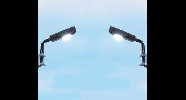 Busch - 2 Industrie-wandlampen H0 (Bu4152) - modelbouwsets, hobbybouwspeelgoed voor kinderen, modelverf en accessoires