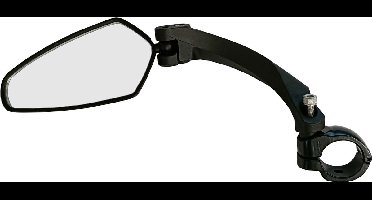 Falkx Fietsspiegel links - acryl glas - 11x5 cm - verbeterde zichtbaarheid