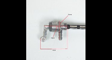 originele brandstoftankklep voor piaggio bromfiets 50 ciao 1988 257073 / m7e3t nieuw