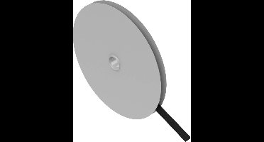 Hebotec 11-KE07002,5FRT Klittenband Om te bundelen Haak- en lusdeel (l x b) 2500 mm x 7.5 mm Zwart 2.5 m