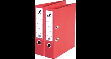 Ringband map/ordners 2 gaats A4 - 2x - rood - 31 x 28 x 7 cm - Documenten/papieren opbergen - Kantoorartikelen