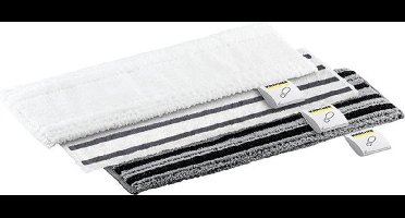 Kärcher vloerdoeken ALLROUNDER EasyFix voor stoomreinigers - 3 stuks - Microvezel - Klittenbandbevestiging - Sensitive, Ultra Abrasive-doek en Schuurdoek