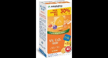 Duplo Vitamine C & D3 1000 mg + zink 40 bruistabletten (Sinaasappel)|Duplo Vitamin C & D3 1000 Mg + Zinc 40 effervescent tablets (Orange)|Duplo Vitamine C & D3 1000 Mg + Zinc 40 tablettes effervescentes (Orange)