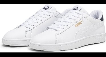 PUMA Puma Smash 3.0 L Unisex Sneakers - PUMA White-PUMA Navy-PUMA Gold