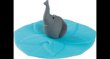 Leonardo - BAMBINI Drinkglas Deksel Olifant Turquoise