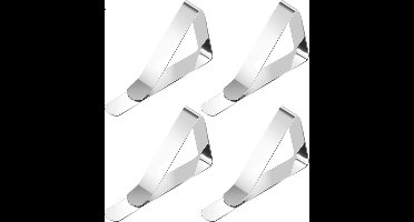 20 Stuks - Tafelklemmen - RVS - Tafelkleedklemmen - Stevige klemmen - Klemmen voor tafelkleed - Vastmaken van tafelkleed - Antiwind