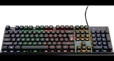 SureFire KingPin X2 toetsenbord Gamen USB QWERTY Amerikaans Engels Zwart, Metallic