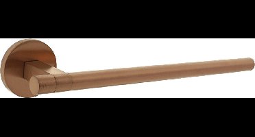 Intersteel Deurkruk Shiraat 250mm op rozet éénzijdig verdekt (rechts) - PVD koper mat