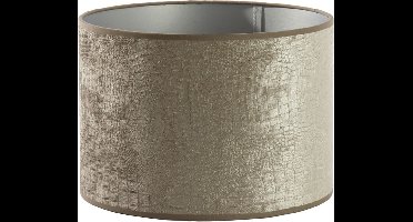 Light & Living Cilinder Lampenkap Chelsea - Zilver - Ø30x21cm - voor Tafellampen, Hanglampen