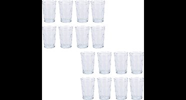 Excellent Houseware luxe drink glazen - 16x stuks - 200ml