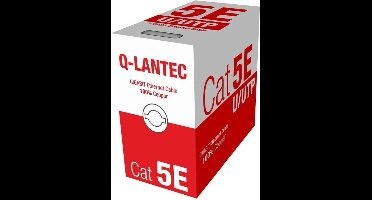 Q-LANTEC KIU5OUTS305Q netwerkkabel 305 m Cat5e U/UTP (UTP) Zwart