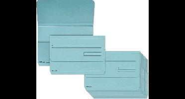 Esselte Manilla Duurzame Kartonnen Insteekmap voor A4 Documenten - 25 Stuks - Blauw
