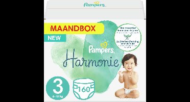 Pampers - Harmonie / Pure - Maat 3 - Maandbox- 160 luiers