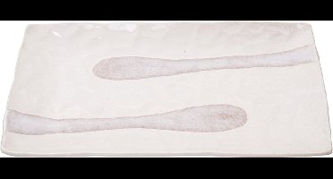 Wit Rechthoekig Bord - Minoyaki - 31 x 17cm