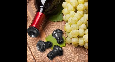 *** 3x Vacuüm Wijndoppen - Wijnafsluiter - Wijnstop - Wine Plug - van Heble®***