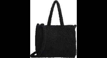 Beagles Navarra Hand & Schoudertas Teddy Soft Trendy - Tote Bag - Dames Tas - Zwart