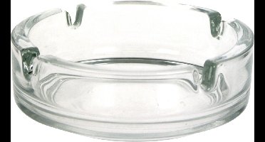 Luminarc Asbak 10,5 cm - Transparant glas - Geschikt binnen en buiten - Compact formaat