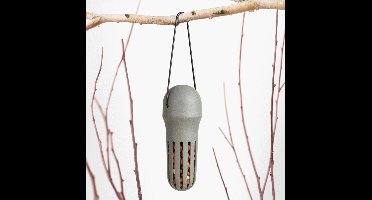 Singing Friend Max Feeder 100% Recycled - Voersilo - Ø8.5x23 cm Antraciet