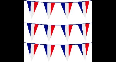 3x Stuks Boland PE vlaggenlijn - 10m - France - Frankrijk Thema