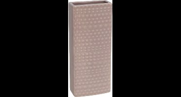 Luchtbevochtiger voor radiator - rechthoekig - luna oudroze - aardewerk - 17,7 cm - waterverdamper