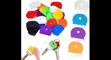 ***Sleutelhoesjes Silicoon 12 stuks - Sleutelkapjes - Sleutelbeschermers- van Heble®***