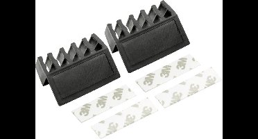 TRU COMPONENTS CHDO-BK/2S Kabelhouder Zelfklevend 1378462 Zwart 1 stuk(s)