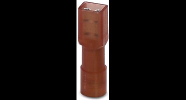 Phoenix Contact 3240534 Blade receptacle Connector width: 2.8 mm Connector thickness: 0.5 mm 180 ° Insulated Red 50 pc(s)
