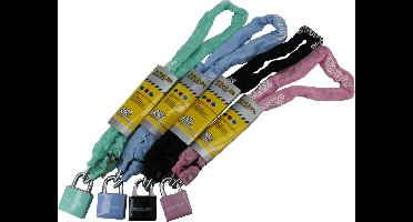 Stahlex Kettingslot - Gehard Staal - 100 cm - Inclusief 2 Sleutels - Mix